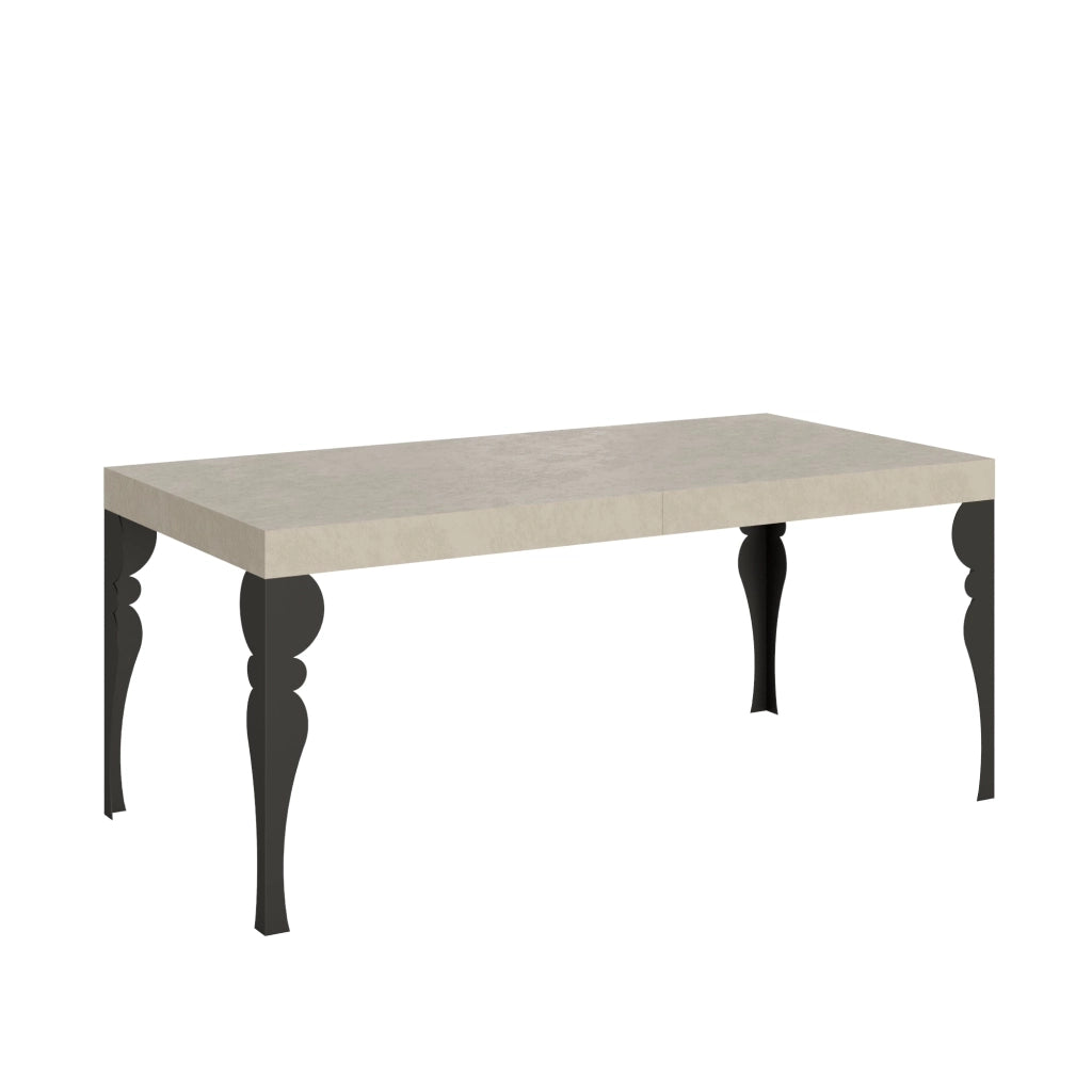 Tavolo Allungabile 180-440x90x77 cm Paxon Cashmere Telaio Antracite