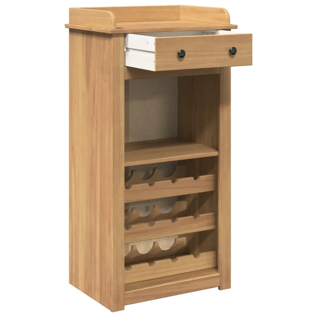 Cantinetta per Vini PANAMA 57x40x111,5cm Legno Massello di Pino 4016390
