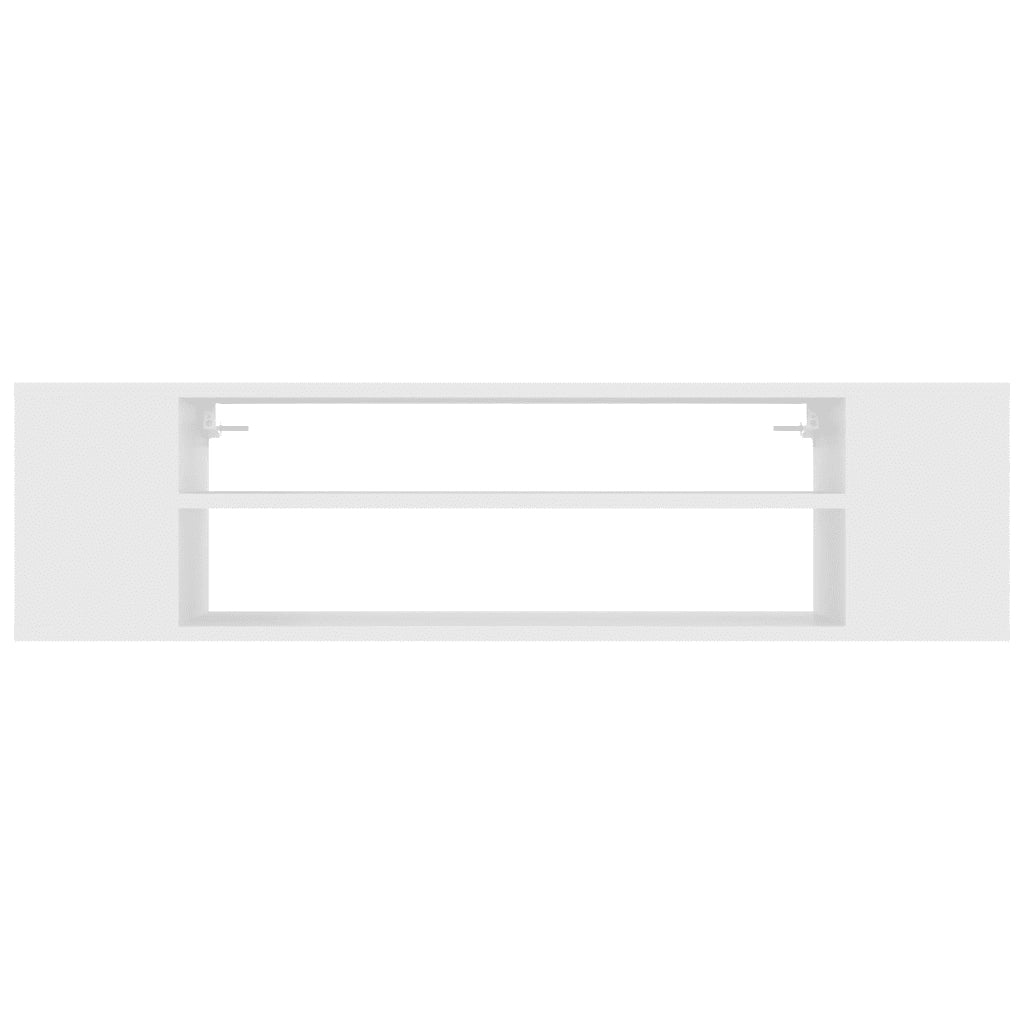Mobile Porta TV Sospeso Bianco 100x30x26,5 cm Legno Multistrato 806229