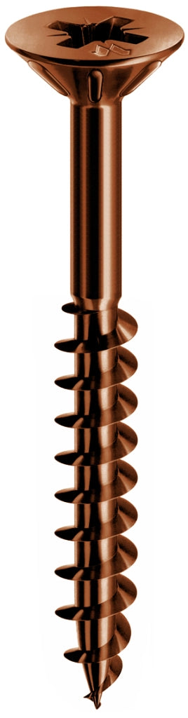 Mustad VITE PANELVIT TSP FERRO BRONZATO FILETTATURA PARZIALE  mm.3,5x35 5.00 centinaia