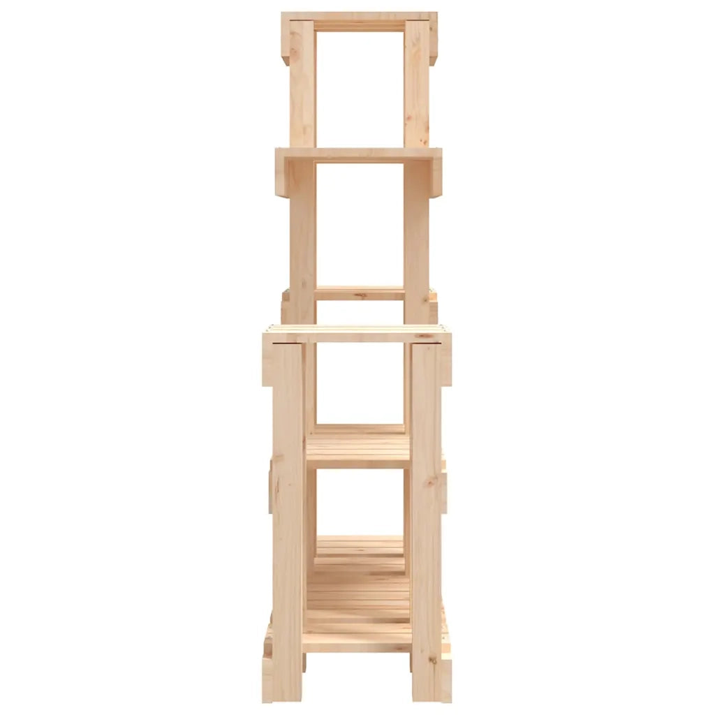 Supporto per Piante 92x25x97 cm in Legno Massello di Pino 822102