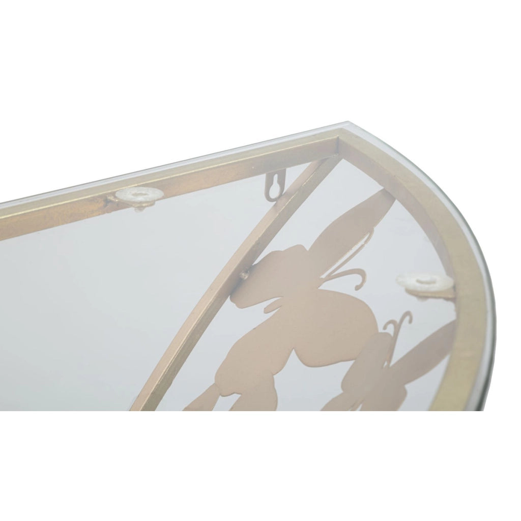 Tavolino VKH554, Oro, Metallo, 120x40,5x37,2 cm