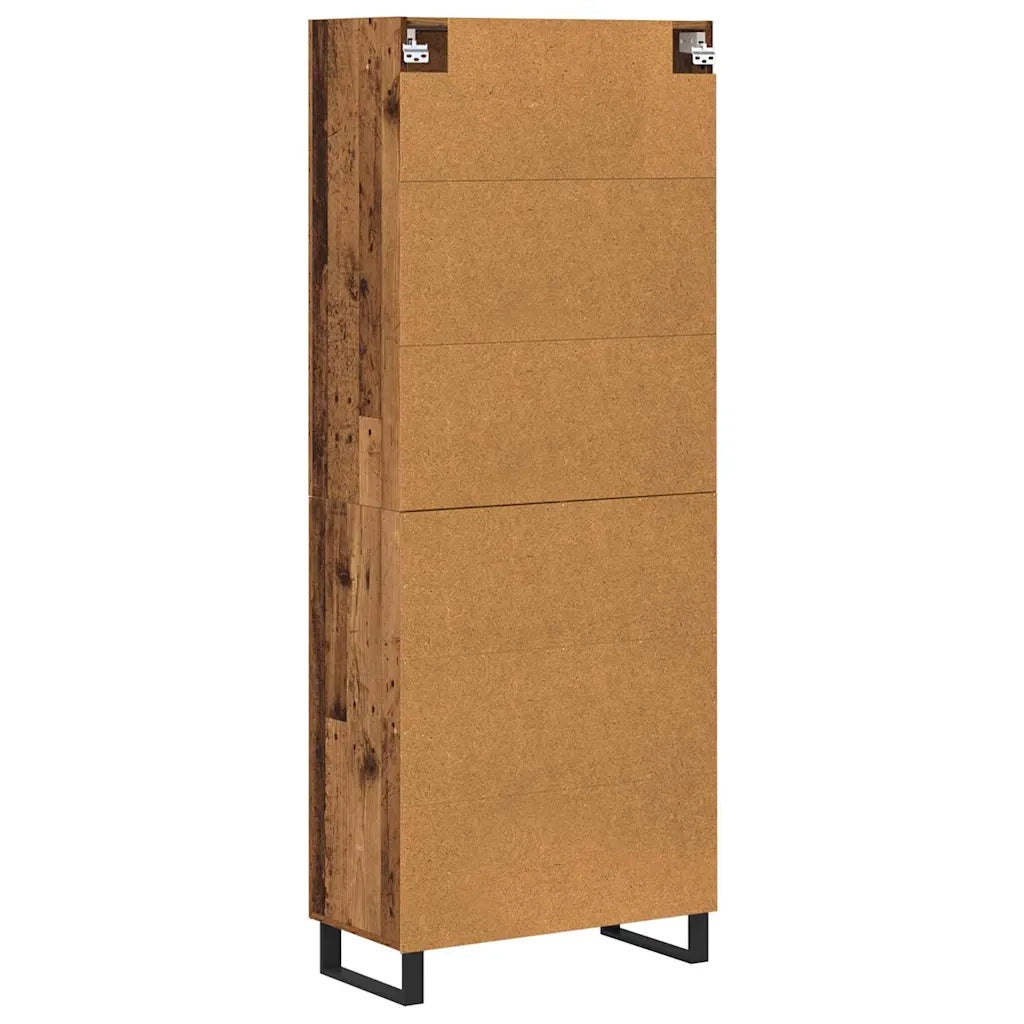 Credenza 2 pz | Madia | Buffet da pranzo | Armadio da pranzo Legno vecchio 69,5 x 34 x 180 cm