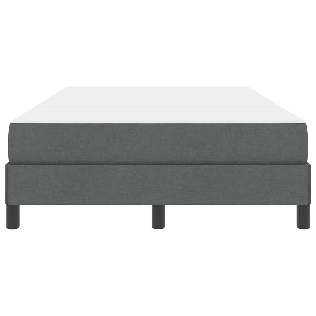 Letto a molle con materasso Grigio scuro 120 x 200 cm Tessuto 3398480