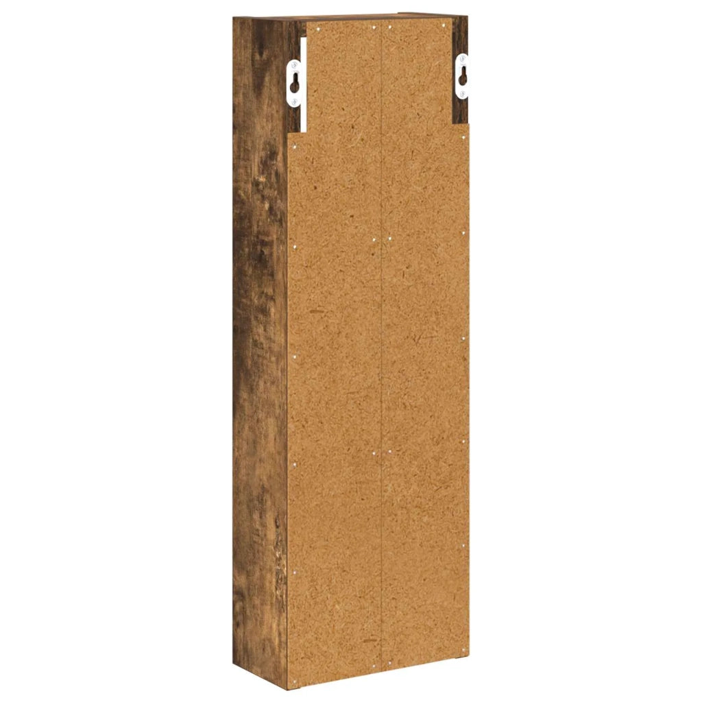 Armadio da bagno a muro Quercia Affumicata 20 x 10 x 60,5 cm