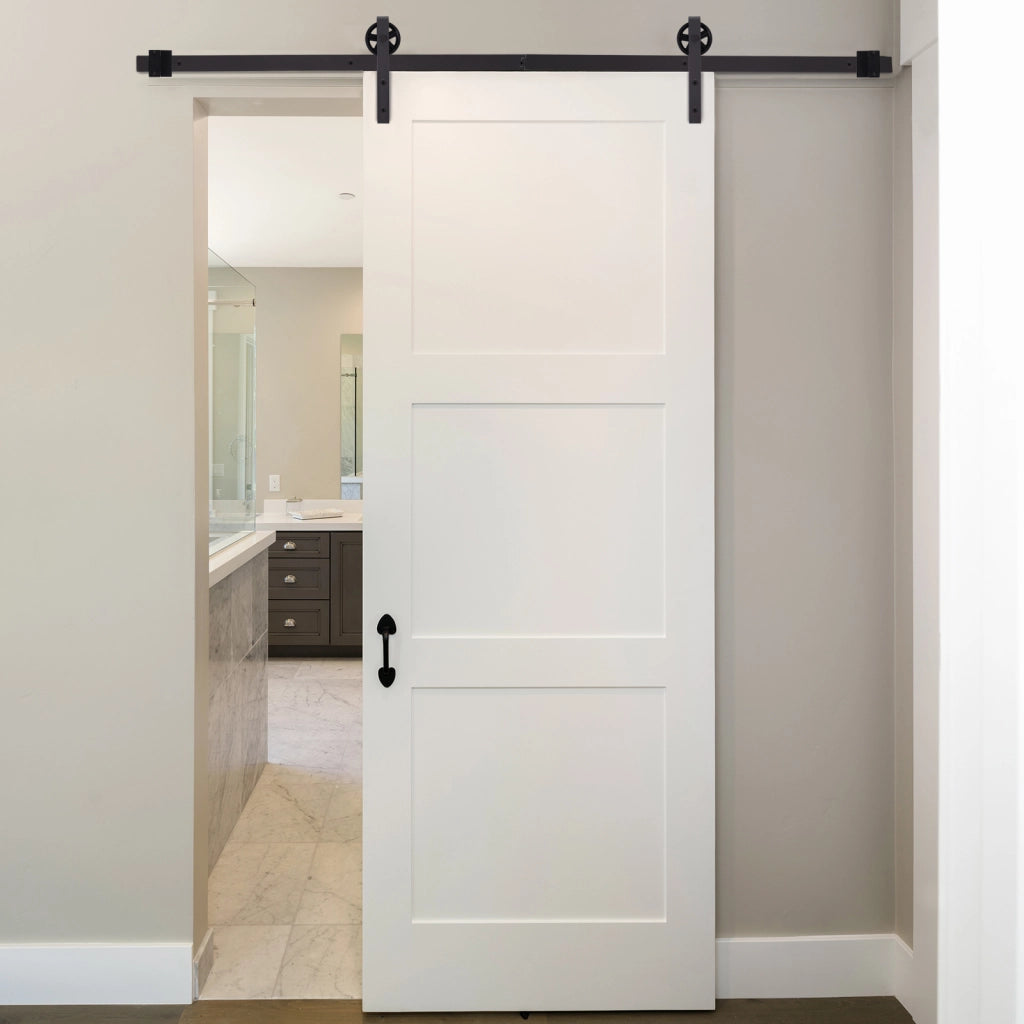 Guida per Porta Scorrevole ¨C zephmum ¨C Acciaio 183 cm Marrone
