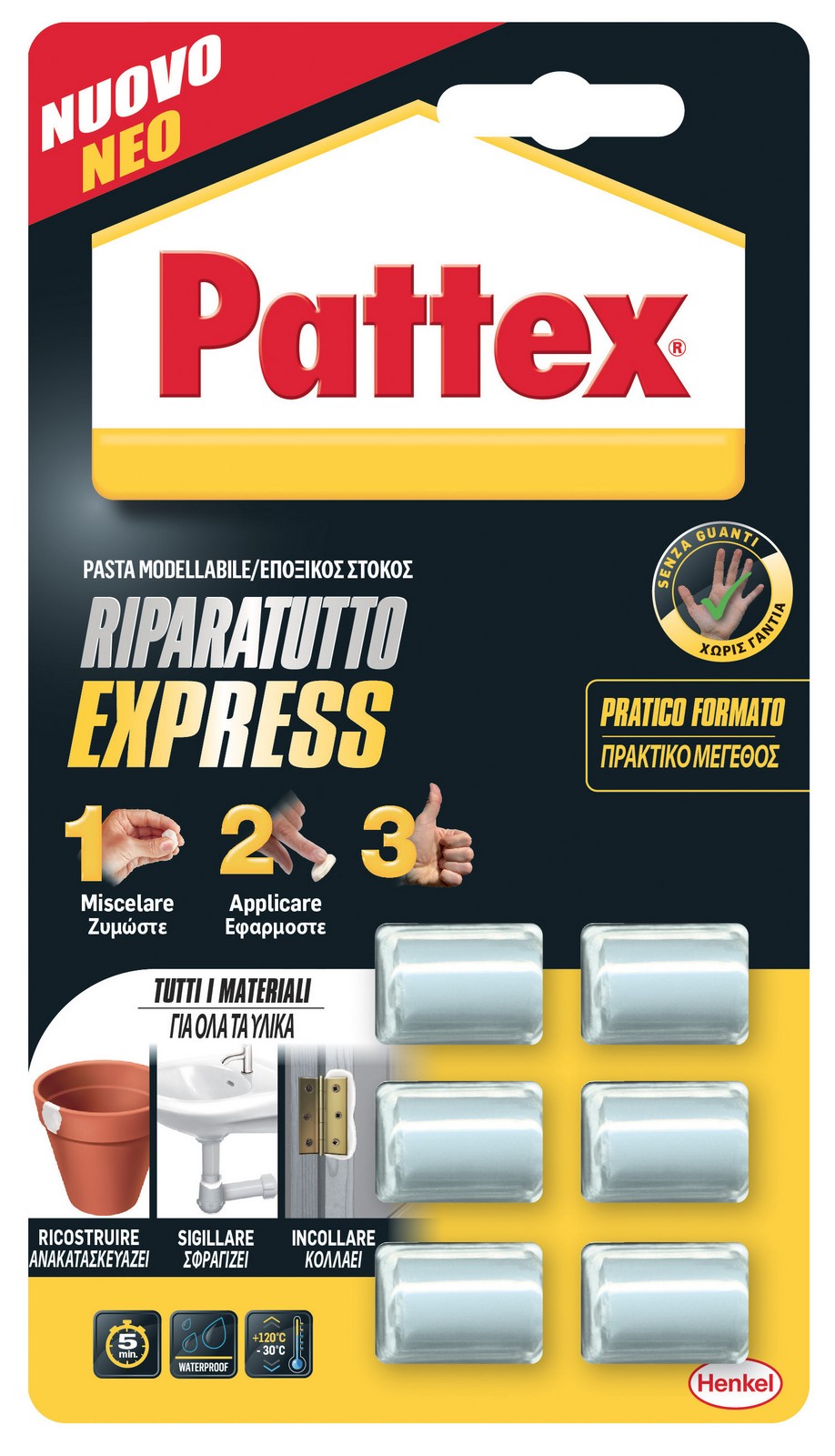 pattex adesivo ripara tutto express monodose cod:ferx.50313
