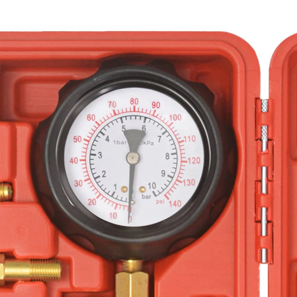 Kit manometro iniezione carburante per auto veicoli camion garage officina motori a benzina rosso 02_0004243