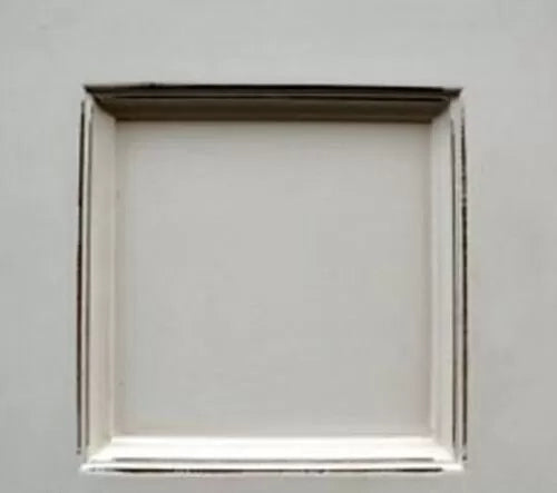 Cristalliera shabby chic in legno massello 8 porte bianco consumato l.222 p.51 h.226 - Mobili 2G