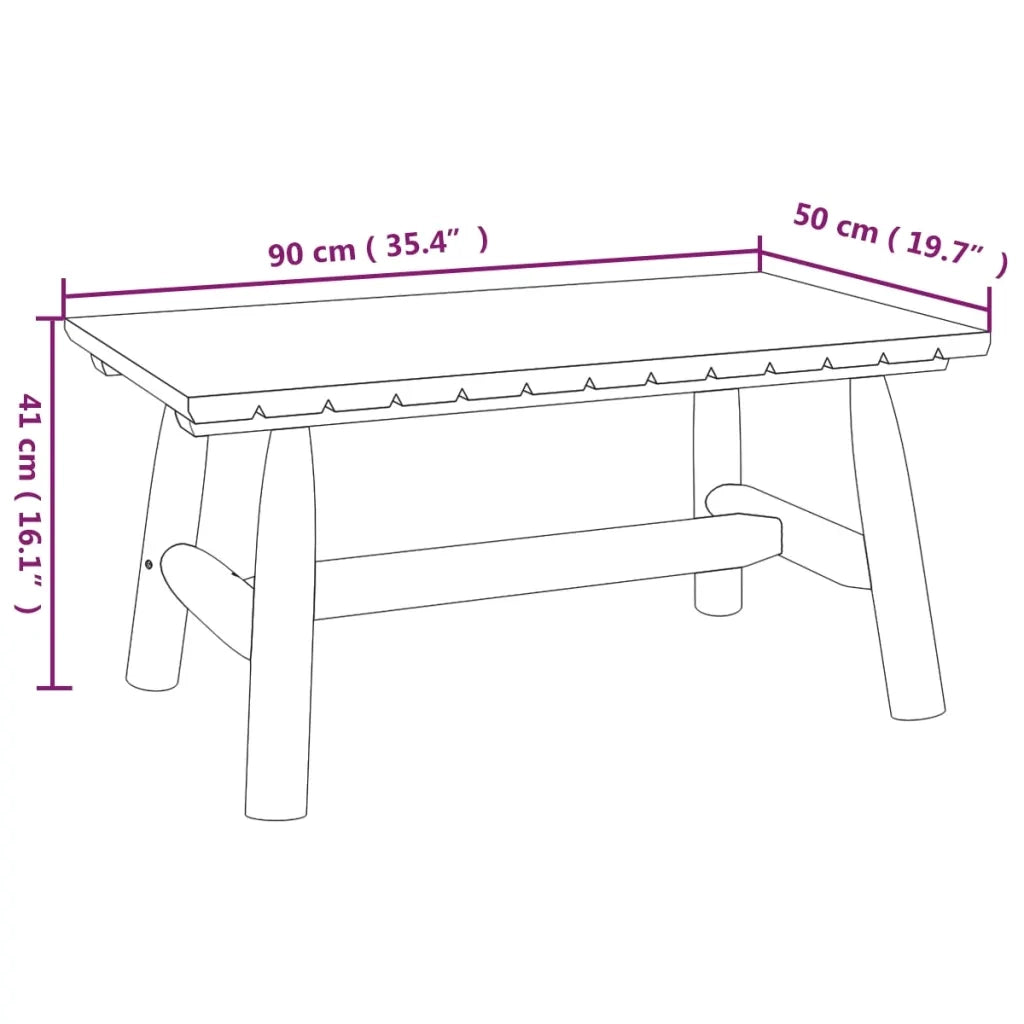 Set Divani da Giardino 3 pz in Legno Massello di Abete 3185521
