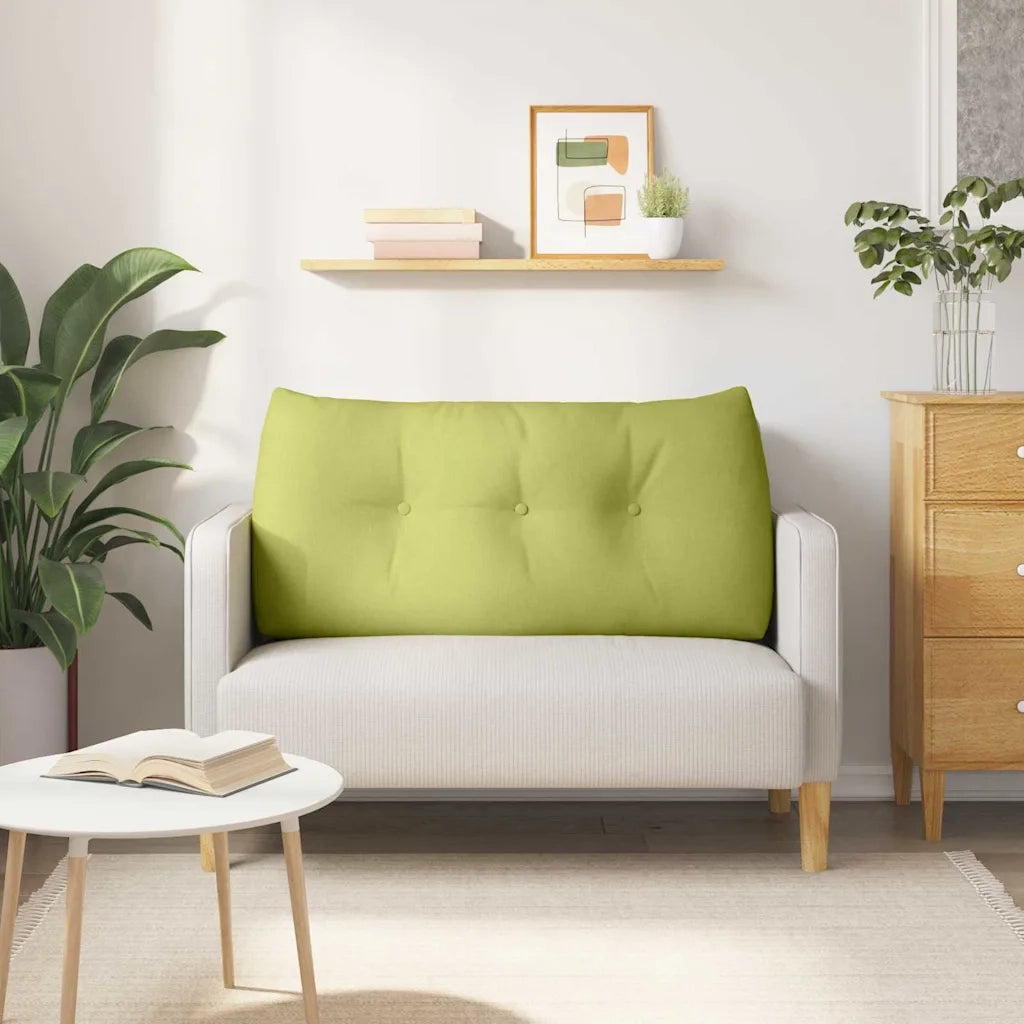 Cuscino per Schiena | Cuscino dorsale Verde chiaro 120 x 24 x 50 cm Tessuto