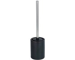 Set di spazzola per il water, con reggisacco indipendente e capo di spazzola wc con lamelle siliconiche intercambiabili, effetto antiscaling per una pulizia igienica, Ø 9,7 x 39 cm
