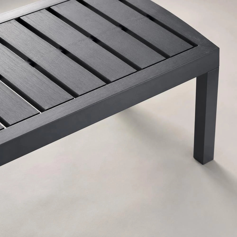 Garden Table Anthracite 78x55x38 Cm Plastic