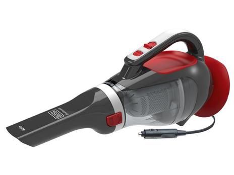 Black & decker adv1200 aspiratore portatile senza sacchetto grigio, rosso