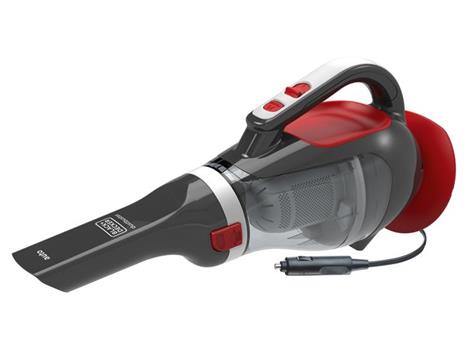 Black & decker adv1200 aspiratore portatile senza sacchetto grigio, rosso