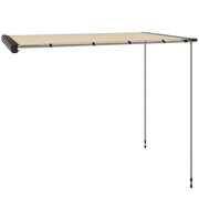 Tendalino da Tetto Auto Laterale e Impermeabile con Altezza Regolabile, 2.5x1.6m, Cachi