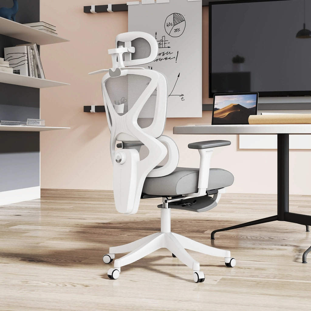 Sedia da ufficio regolabile in altezza ¨C zephmum ¨C nero, 71x70x129 cm