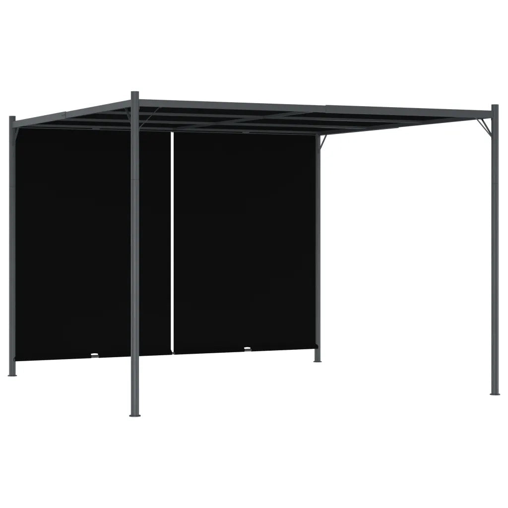 Pergola da Giardino con Tetto Retrattile 3x3 m Antracite cod mxl 63931