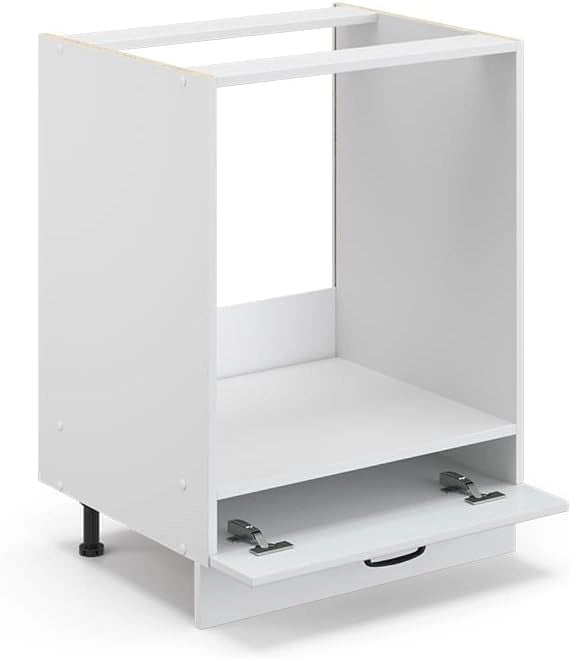 Mobile per forno da incasso Fame-Line, Bianco casa di campagna, 60 cm senza piano di lavoro, per la combinazione con altri moduli della serie Fame-Line