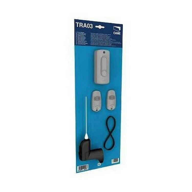 SISTEMA RADIO COMPLETO TOP 433,92 MHZ 12-24V AC-DC IMPIEGO UNIVERSALE CAME TRA03