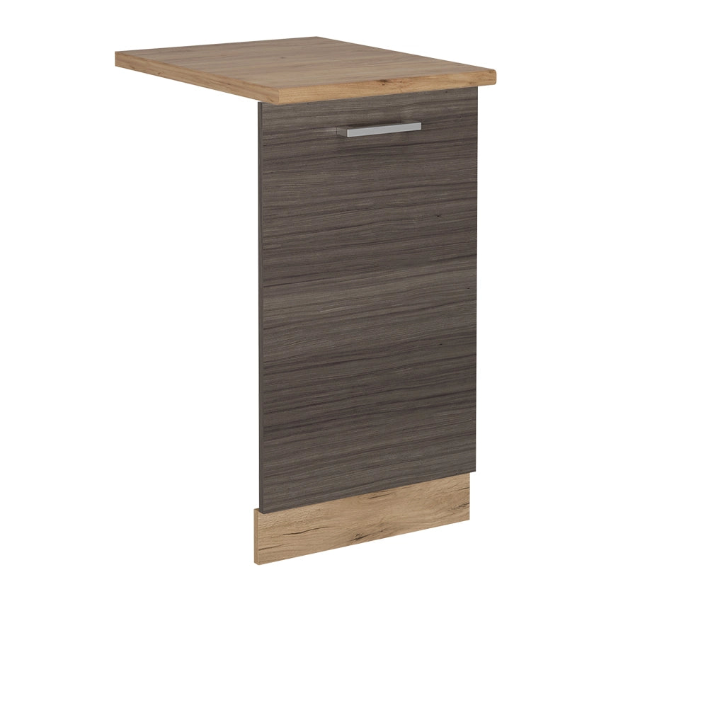 Vicco Coperchio per lavastoviglie Grigio nobile 45 cm , PL Rovere