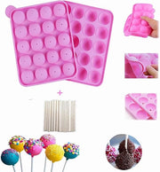 Dolce di Holtes, Muffiniera a forma di Stick in Silicone, BPA-free, per Cupcake e Lollipop
