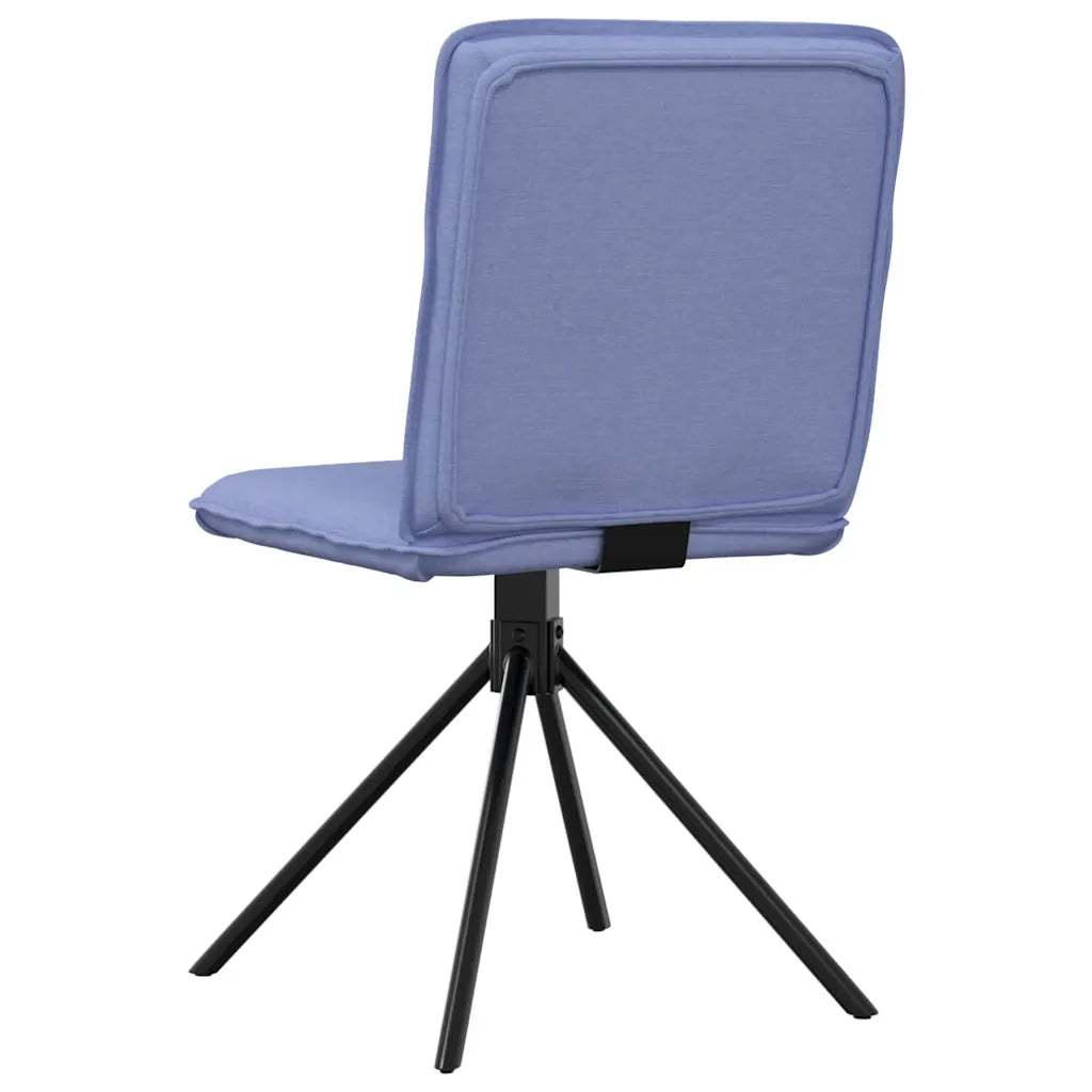 Sedie da Pranzo 2 pz Blu Jeans in Tessuto 4101242