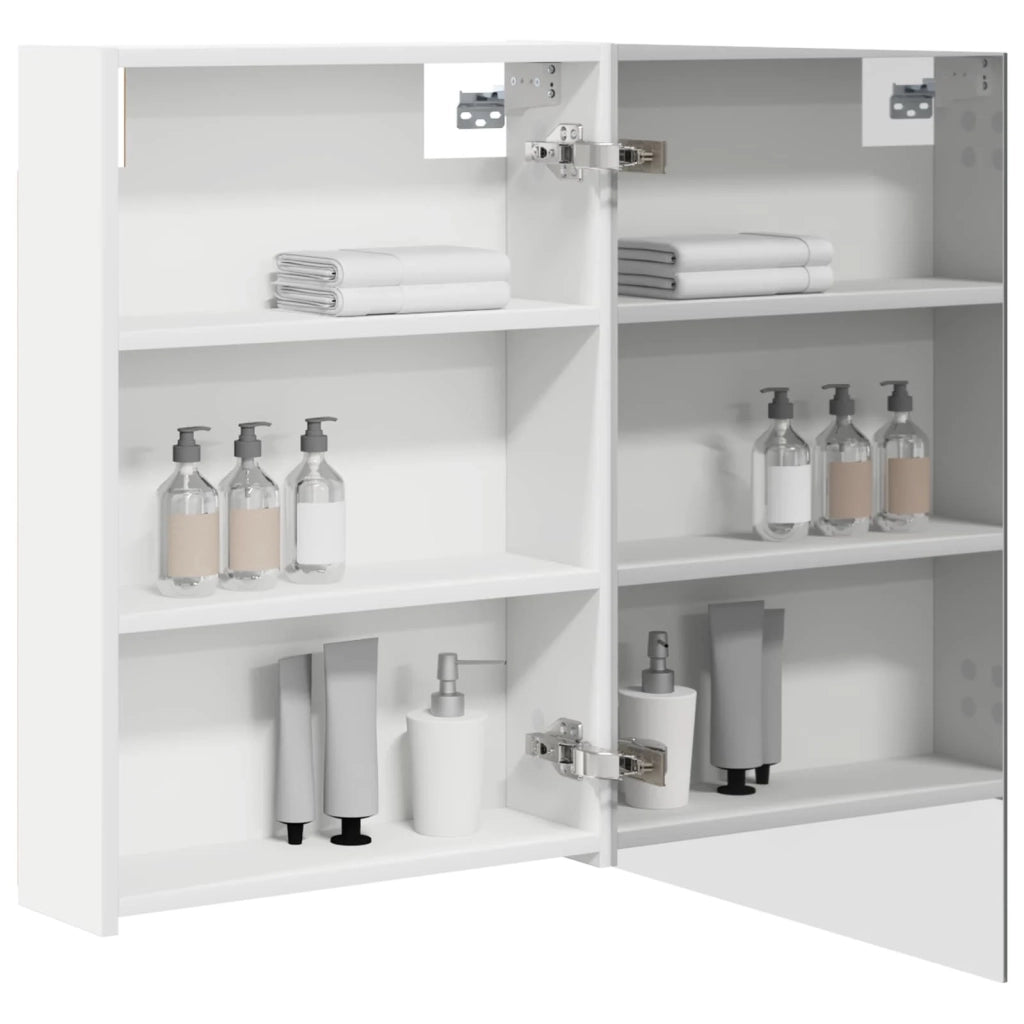 Mobiletto per specchio da bagno Bianco 50 x 14,5 x 70 cm 889039