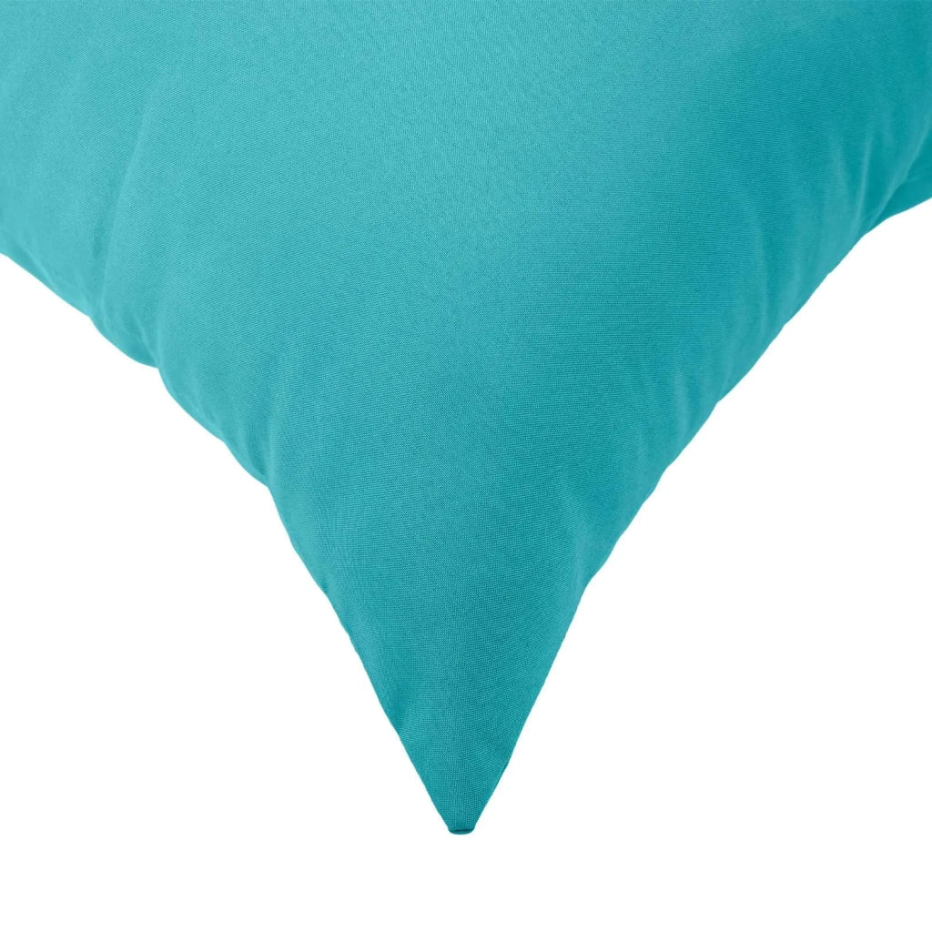 Federa 6 pcs HEERLEN Turchese 80 x 80 cm Poliestere 913682