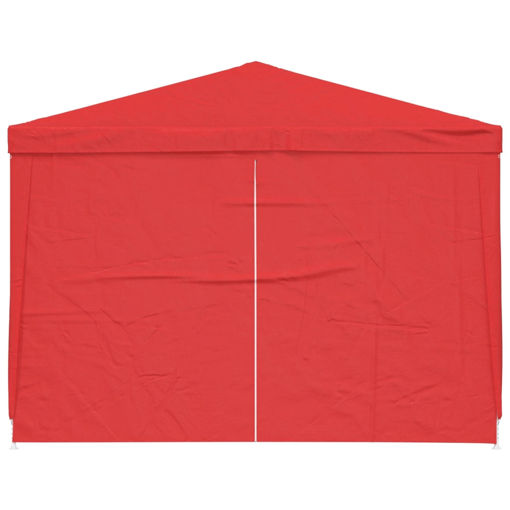 Tenda Party 300 x 300 x 255 cm Rosso PE e Acciaio 42032998