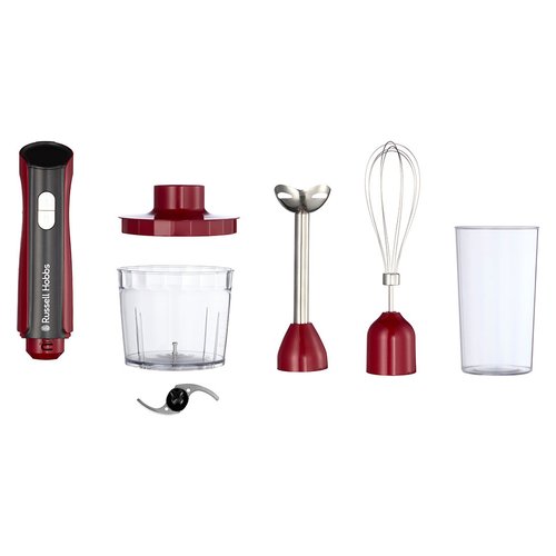 Frullatore immersione russell hobbs 27140 56 desire 3in1 red e black