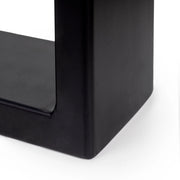 Set Gambe da Tavolo Square Rettangolari H720 Verniciato Nero Acciaio Emuca