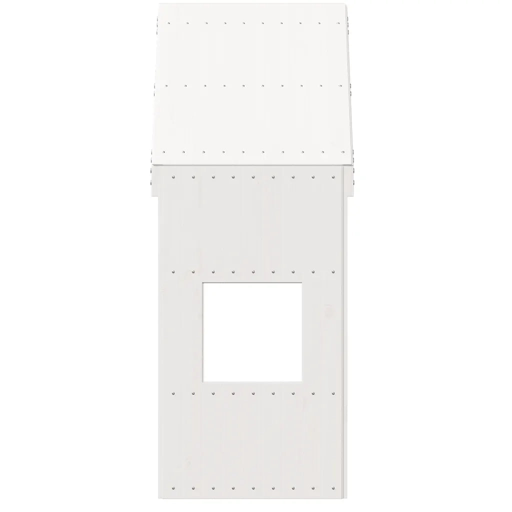 Tetto per Letto Bambini Bianco 55x99x139,5 Legno Massello Pino 846892
