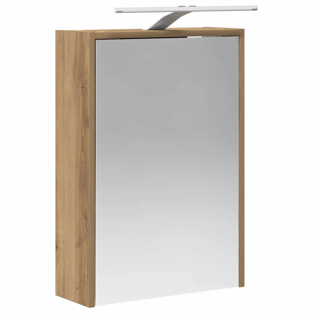 Mobiletto per specchio da bagno con porta Rovere Artigianale 889150