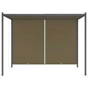Gazebo da Giardino con Tetto Retrattile 3x3 m Talpa 180 g/m2 CFW4443436