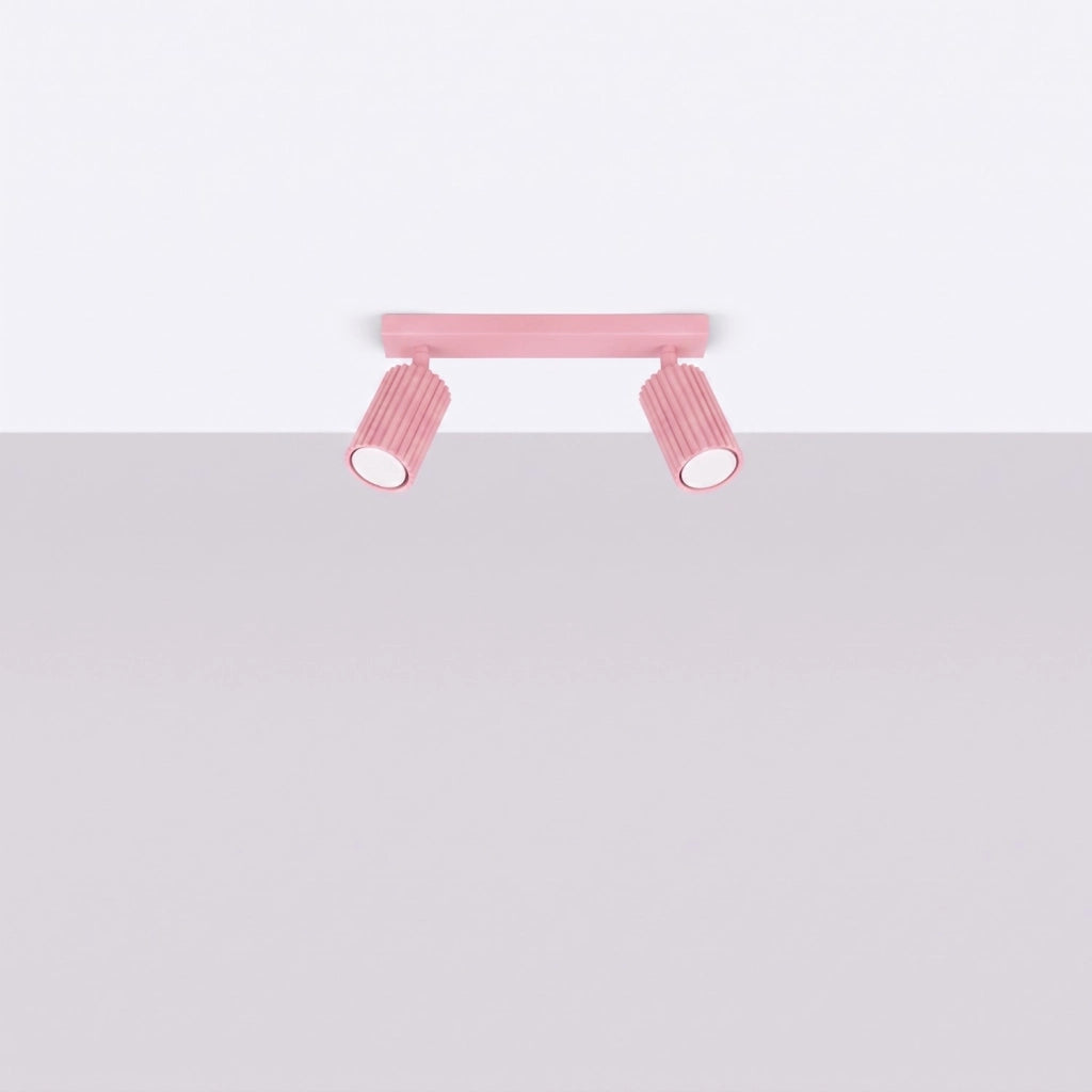 Plafoniera KARBON 2 rosa