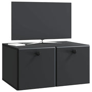Mobile TV da Muro | Armadietto TV | Mobile Porta TV 59,5 x 41 x 30 cm Nero