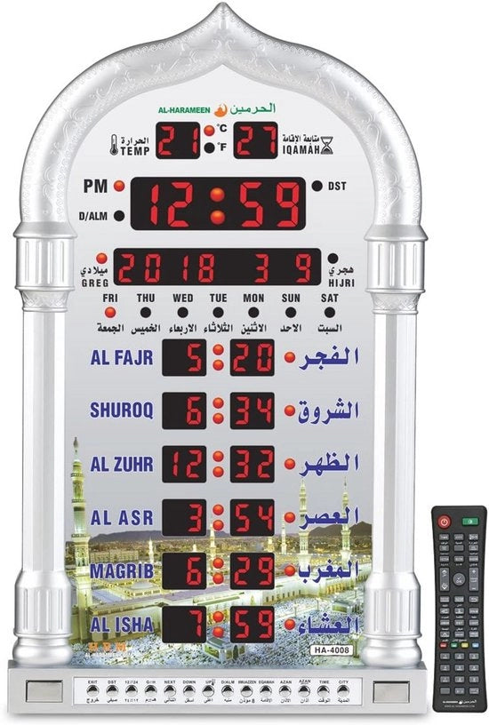 Orologio digitale con illuminazione LED per casa e ufficio