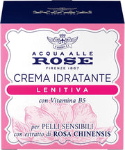 ACQUA ALLE ROSE CREMA VISO IDRATANTE LENITIVA CON ESTRATTO DI ROSA CHINENSIS 50 ML E VITAMINA B5