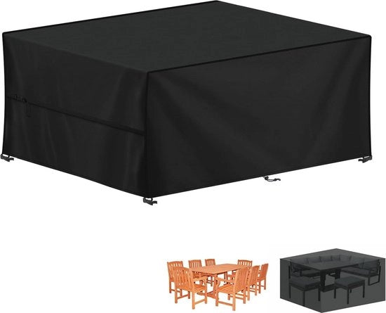Protezione per Mobili da Giardino Resistente alle Intemperie con Protezione UV e Acqua per Diversi Set di Mobili