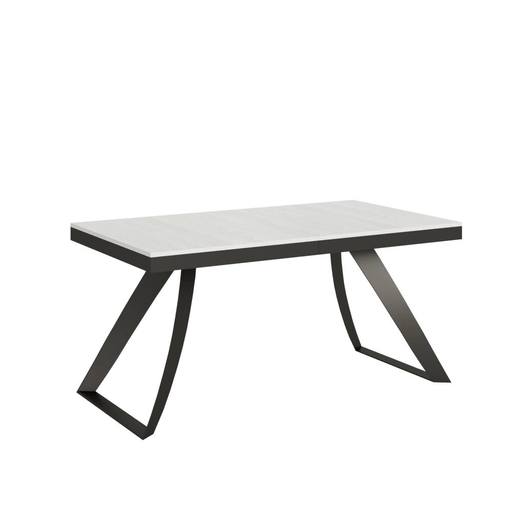 Tavolo Allungabile 160-420x90x77 cm Proxy Evolution Bianco Frassino