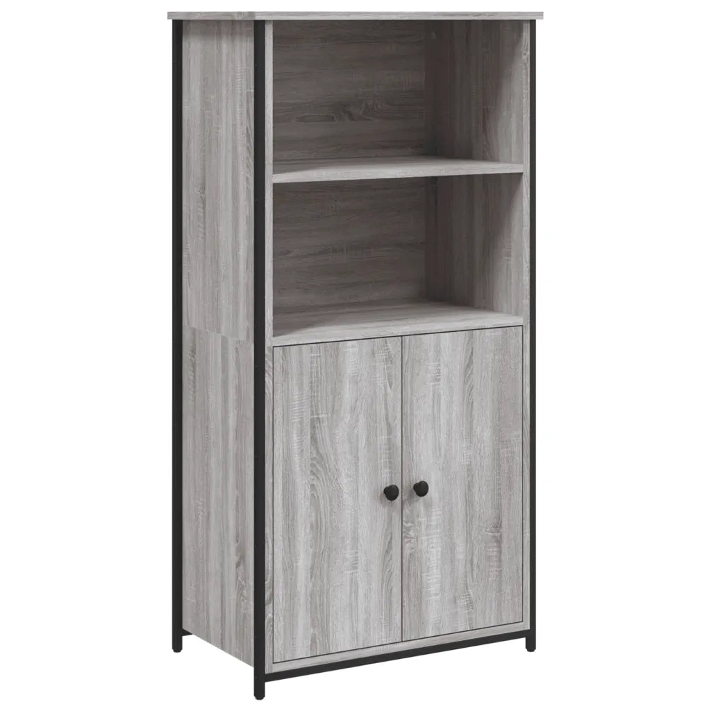 Credenza-Buffet-Armadio da cucina Grigio Sonoma 62x36x121,5 cm in Legno Multistrato