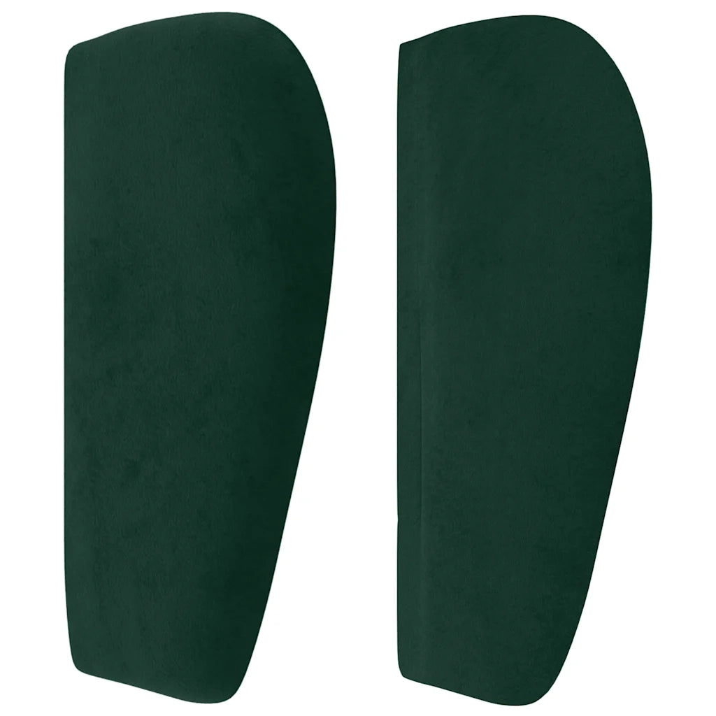 Testiera ad Orecchio Verde Scuro 183x23x78/88 cm in Velluto cod mxl 70823