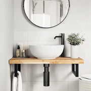 Piano da Bagno Non Trattato 80x40x4 cm Legno Massello di Acacia 3279672