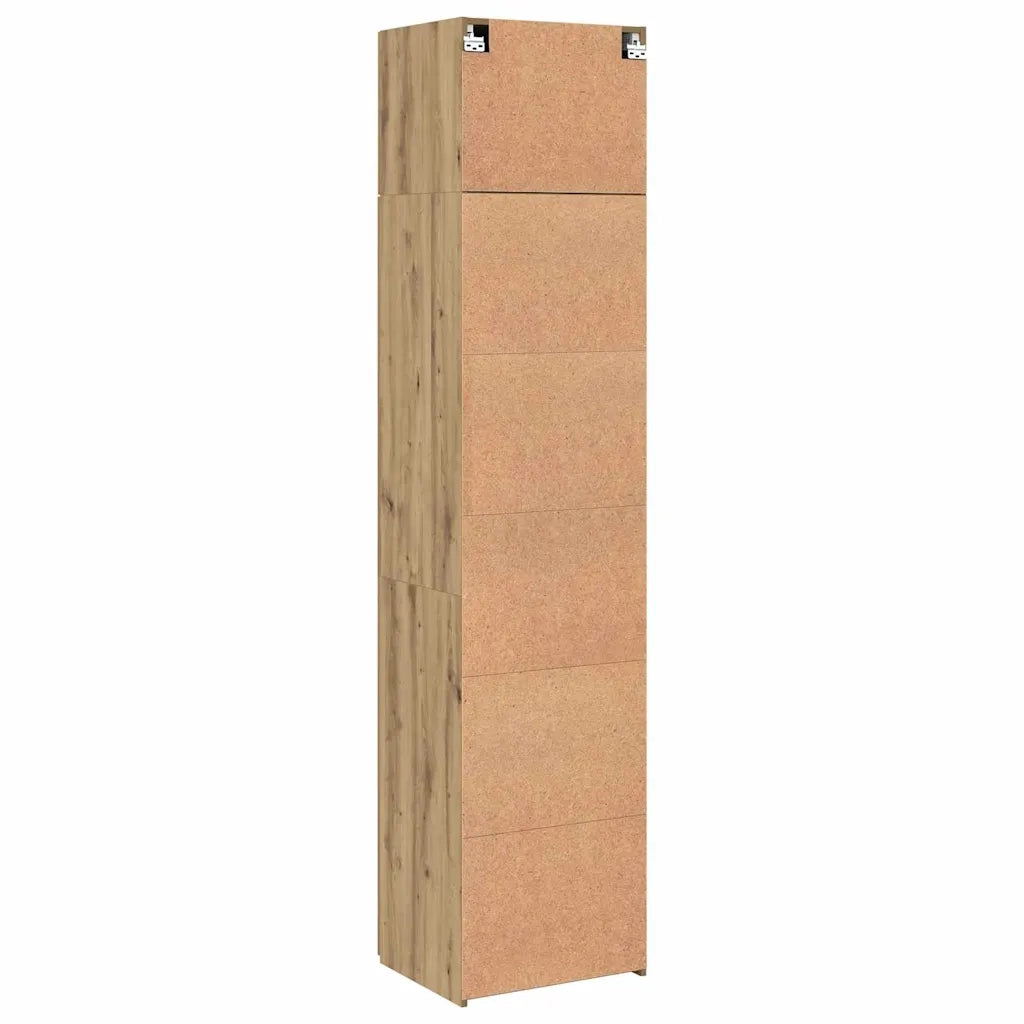vidaXL Armadio rovere artigianale 50 x 41 x 225 cm Legno multistrato