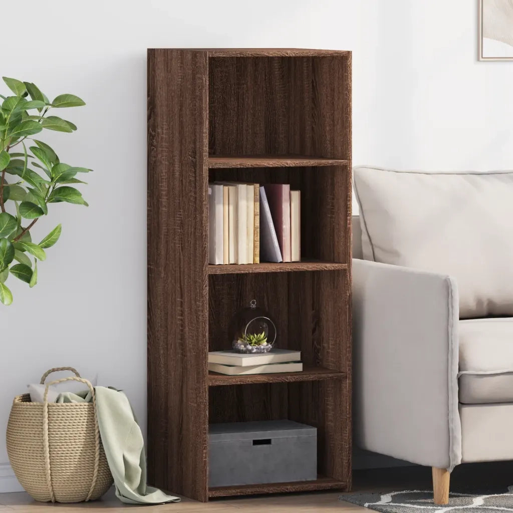 Credenza | Madia | Buffet da pranzo | Armadio da pranzo Rovere Marrone 45x41x124cm in Legno Multistrato