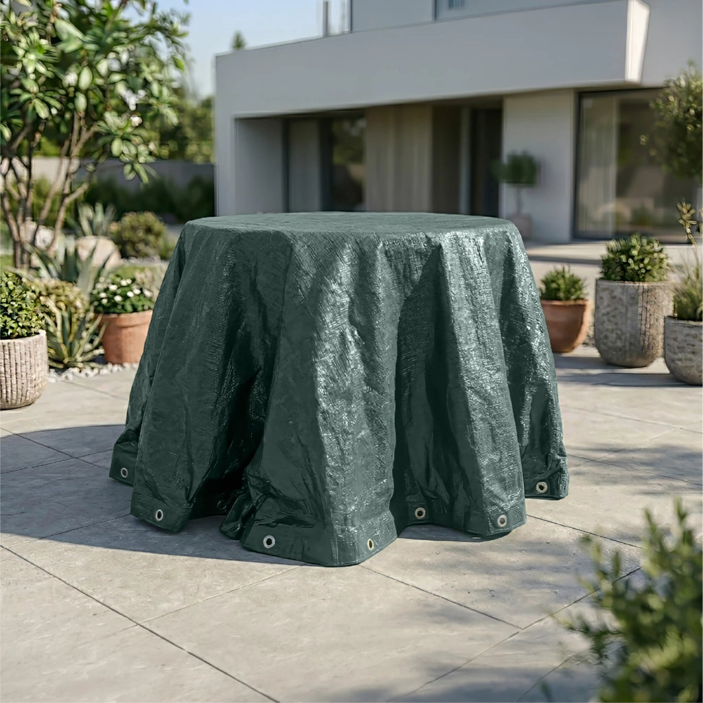 Telo Copertura Impermeabile per Arredo Giardino e Barbecue – Protezione Universale Cover Anti Pioggia UV Polvere per Tavoli, Sedie, Divani, ,lettino prendisole, Ombrelloni e BBQ Modello 11
