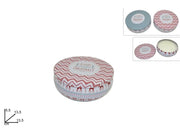 1 Pezzo Candela Profumata Natale in Barattolo di Metallo 13,5 cm 2 Colori