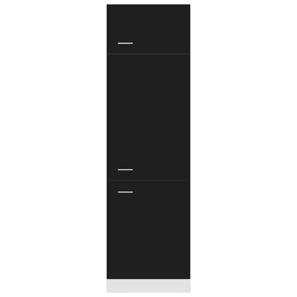 Armadio per Frigo “Lyon” Nero 60x57x207 cm 802539