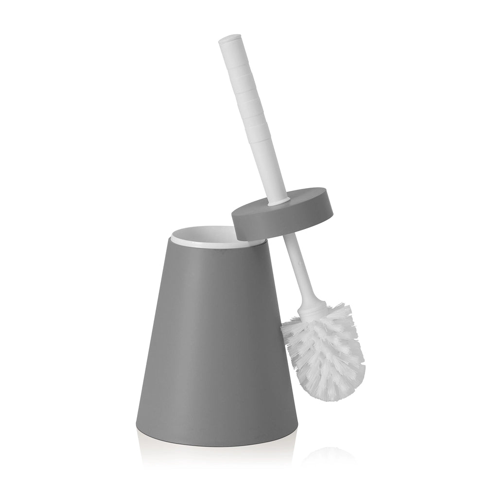 Portascopino wc conico in Plastica grigio da appoggio